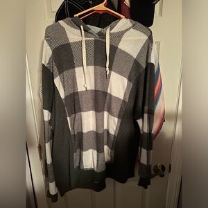 Cozy Checkered Women's Hoodie